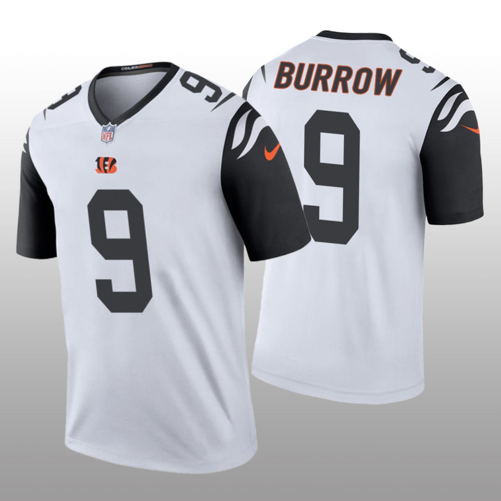 Cincinnati Bengals Joe Burrow White Jersey Color Rush Legend - Men's