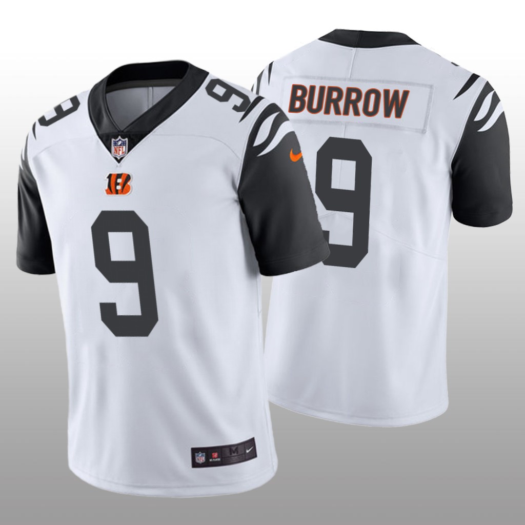 Cincinnati Bengals Joe Burrow White Jersey Color Rush Limited - Men's