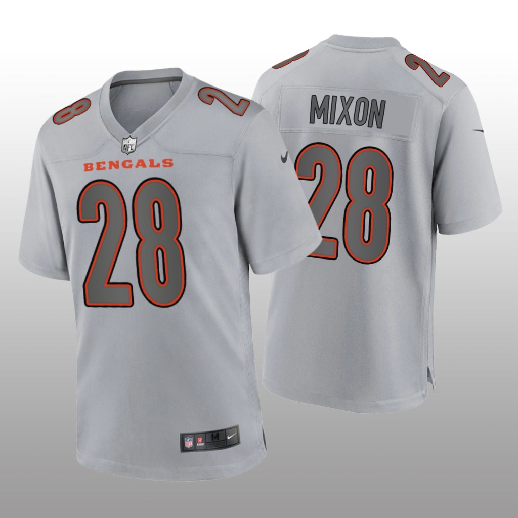 Cincinnati Bengals Joe Mixon Gray Jersey Atmosphere Fashion Game - Men's