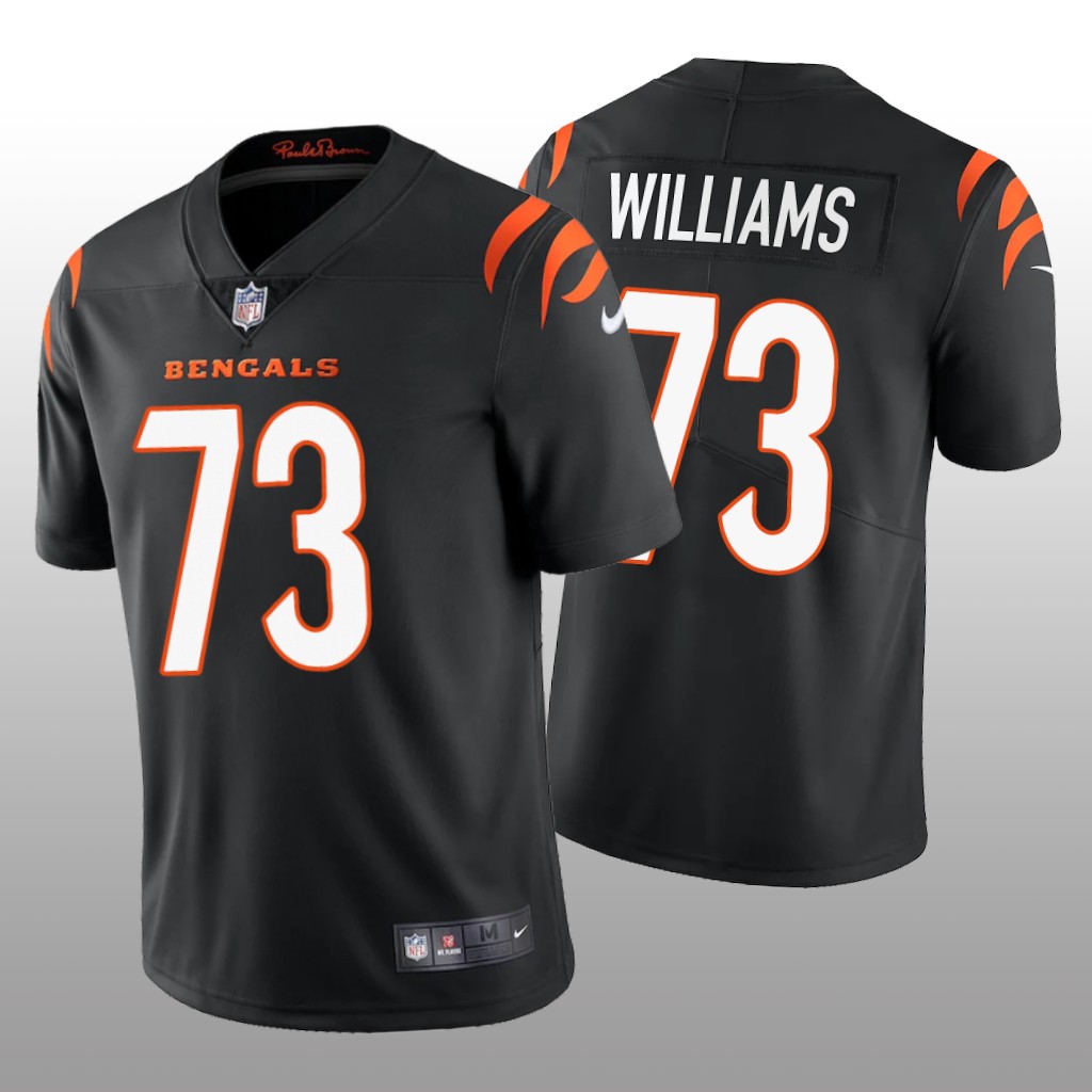 Cincinnati Bengals Jonah Williams Black Jersey 2021 Vapor Limited - Men's
