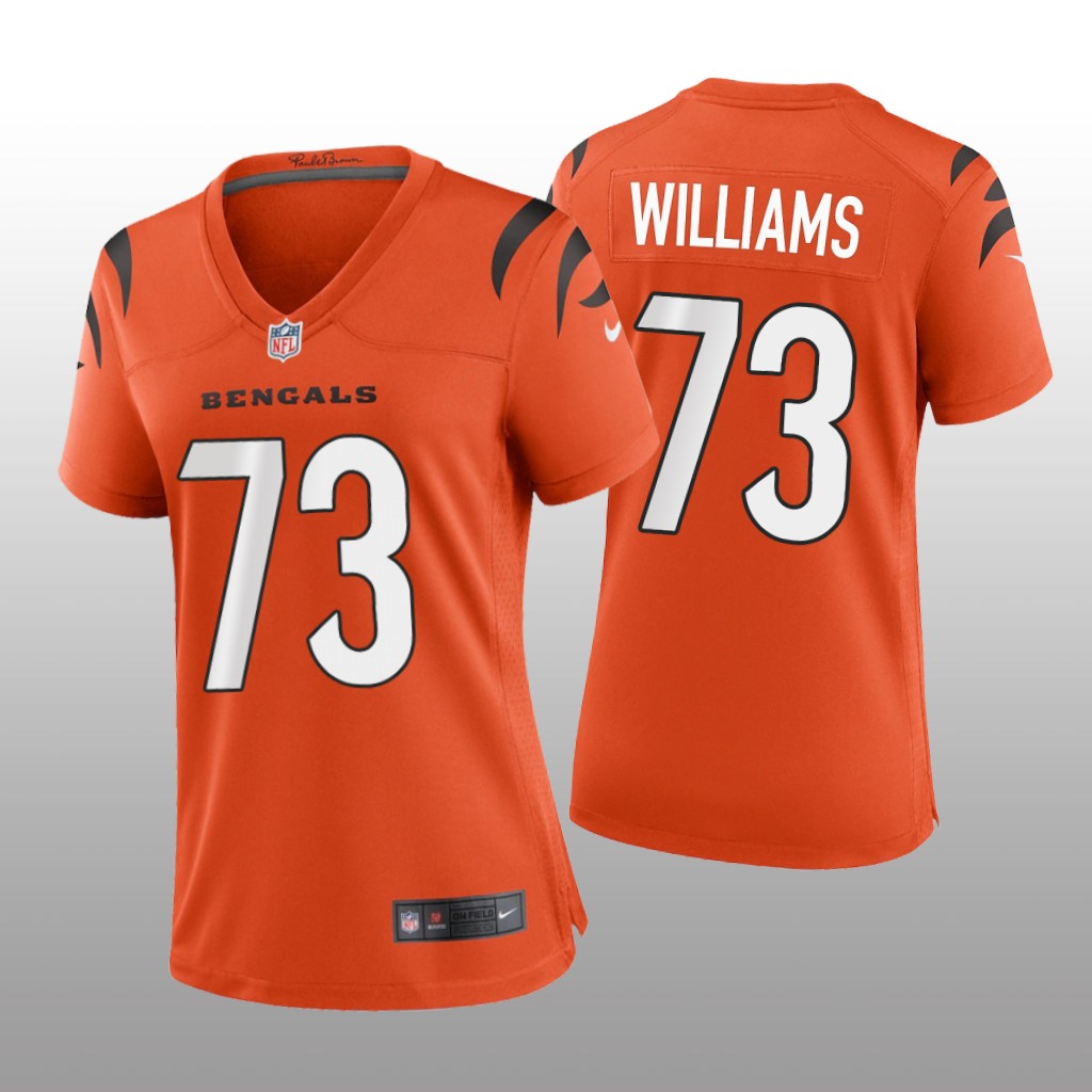 Cincinnati Bengals Jonah Williams Orange Jersey Game - Women's