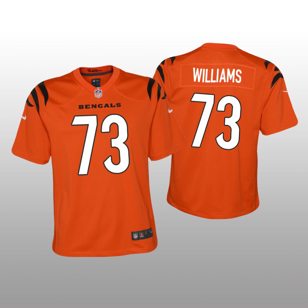 Cincinnati Bengals Jonah Williams Orange Jersey Game - Youth
