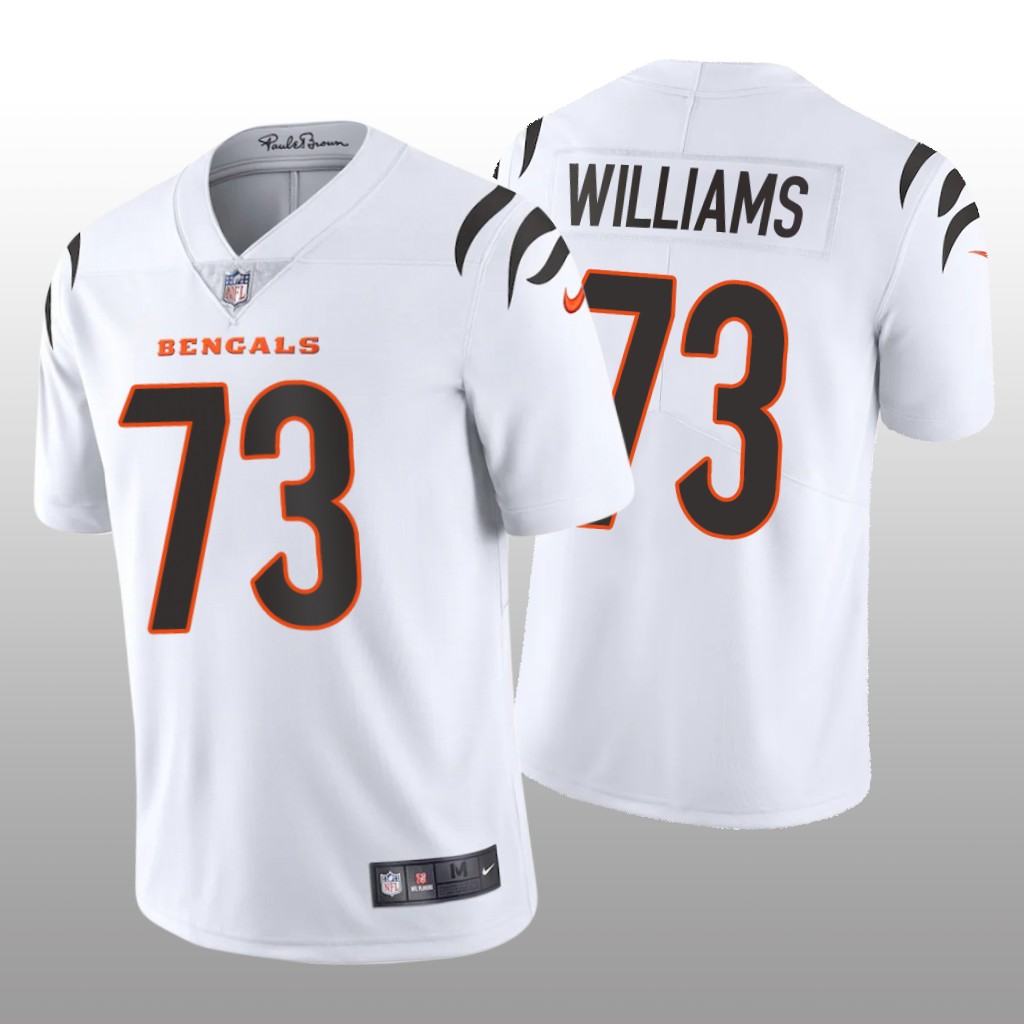 Cincinnati Bengals Jonah Williams White Jersey 2021 Vapor Limited - Men's