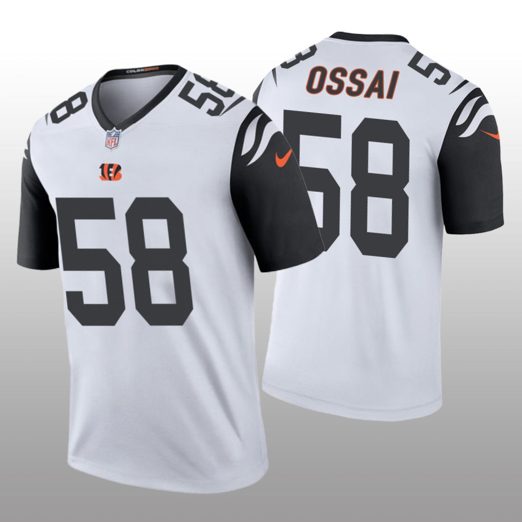 Cincinnati Bengals Joseph Ossai White Jersey Color Rush Legend - Men's