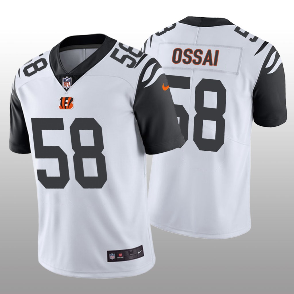 Cincinnati Bengals Joseph Ossai White Jersey Color Rush Limited - Men's