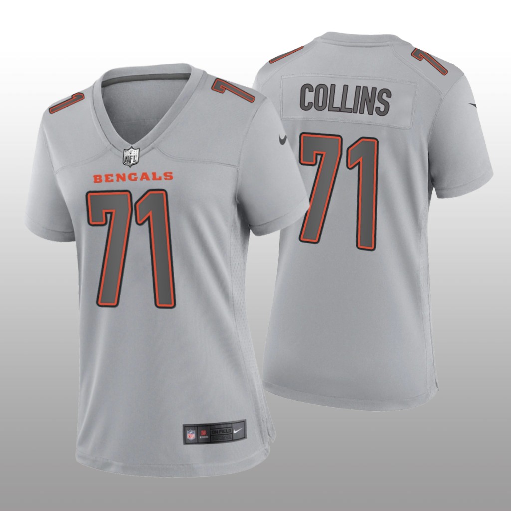 Cincinnati Bengals La'el Collins Gray Jersey Atmosphere Fashion Game - Women's