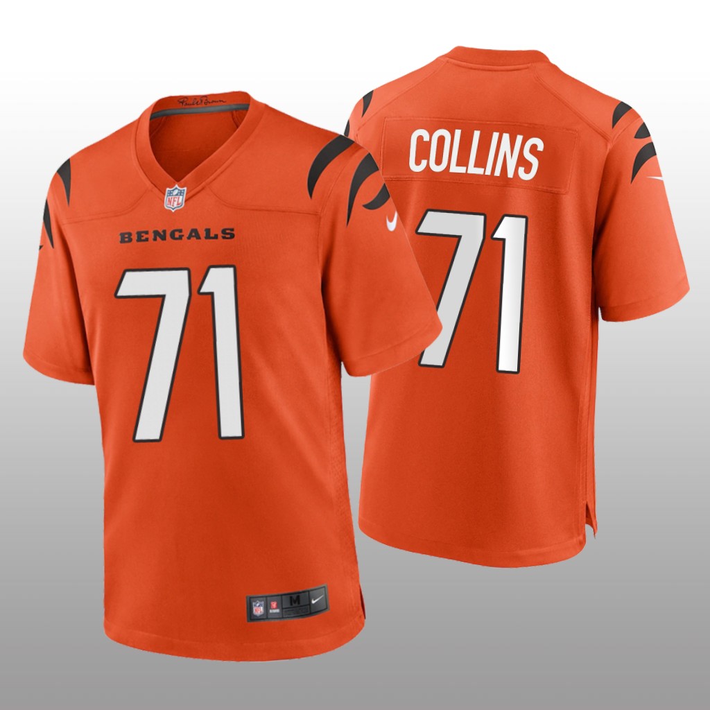 Cincinnati Bengals La'el Collins Orange Jersey Game - Men's