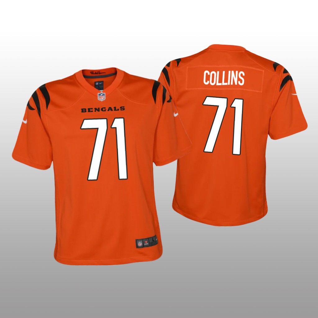 Cincinnati Bengals La'el Collins Orange Jersey Game - Youth