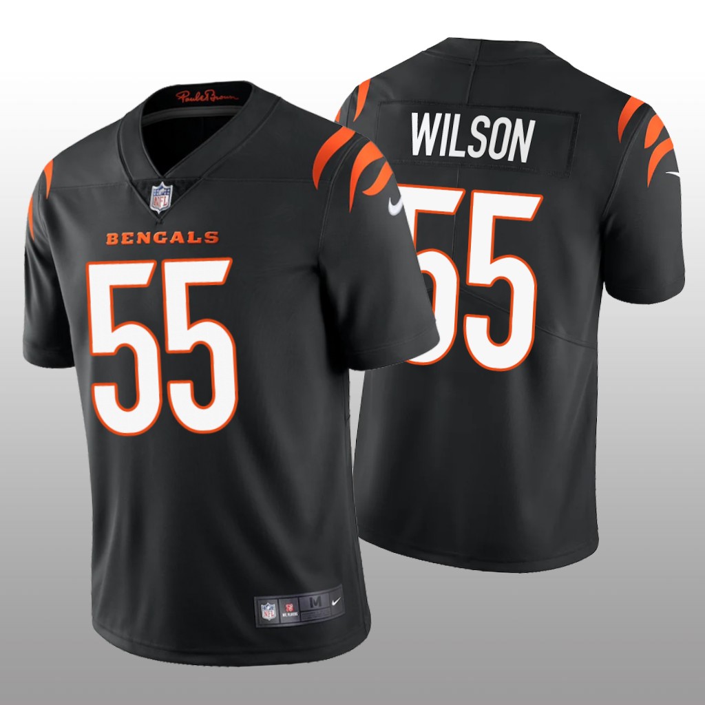 Cincinnati Bengals Logan Wilson Black Jersey 2021 Vapor Limited - Men's