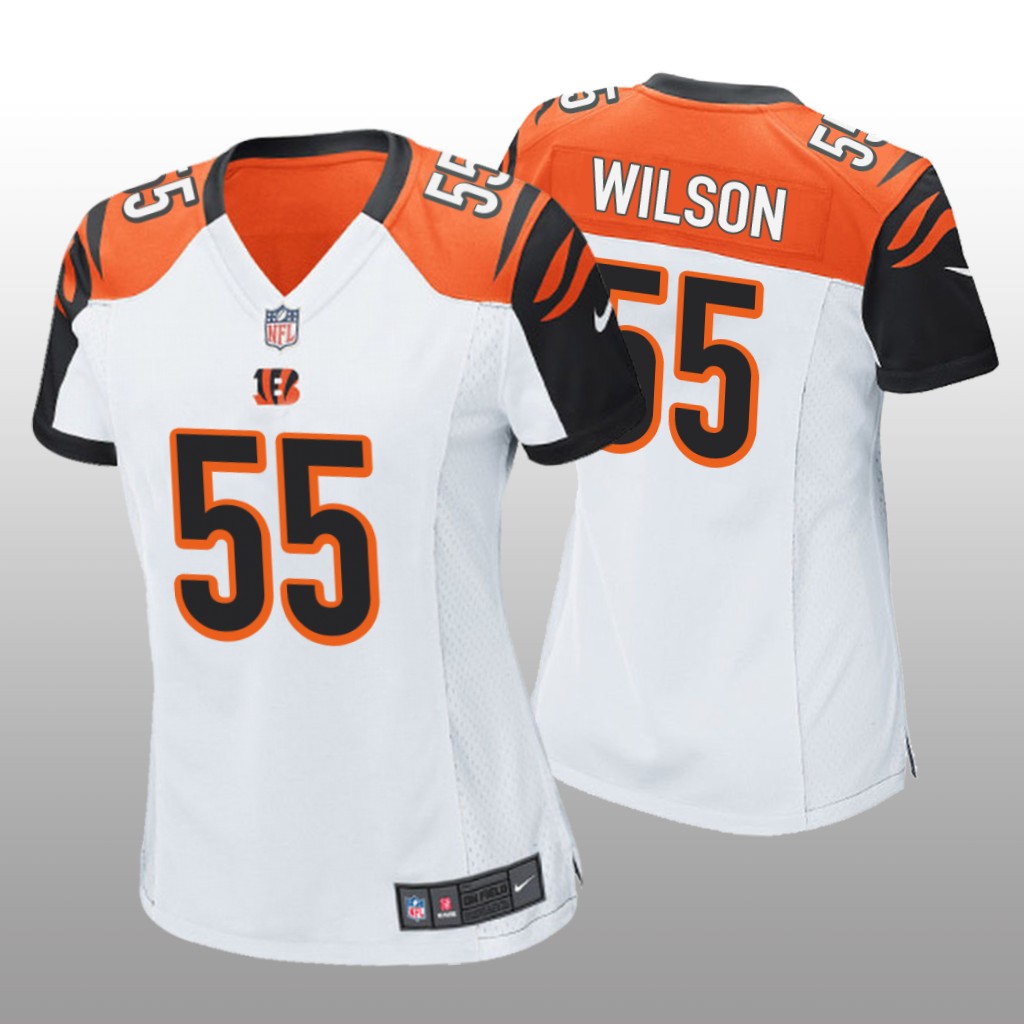Cincinnati Bengals Logan Wilson White Jersey Game - Women's