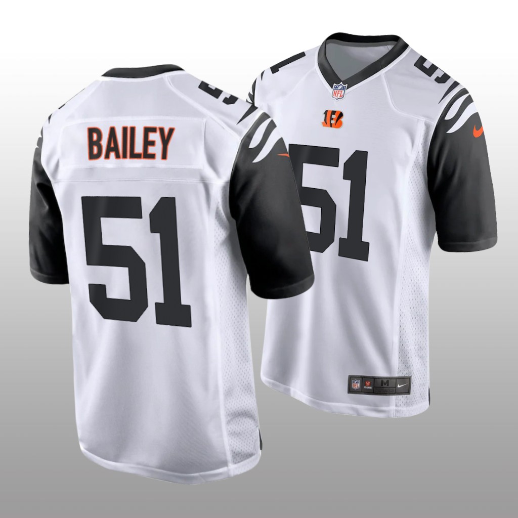Cincinnati Bengals Markus Bailey White Jersey Alternate Game - Men's