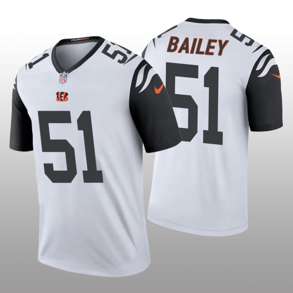 Cincinnati Bengals Markus Bailey White Jersey Color Rush Legend - Men's