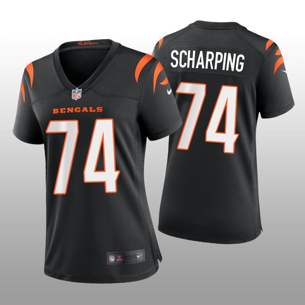 Cincinnati Bengals Max Scharping Black Jersey Game - Women's