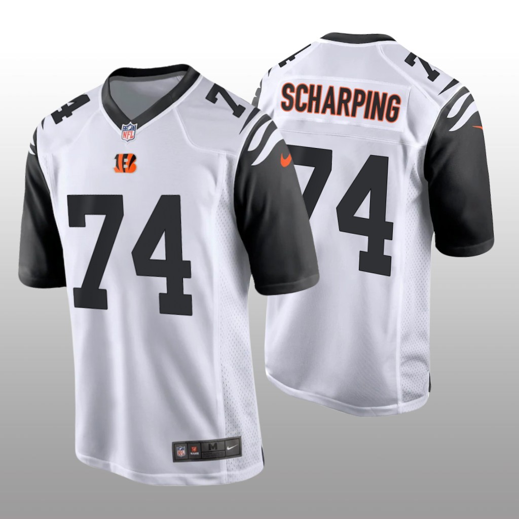 Cincinnati Bengals Max Scharping White Jersey Alternate Game - Men's