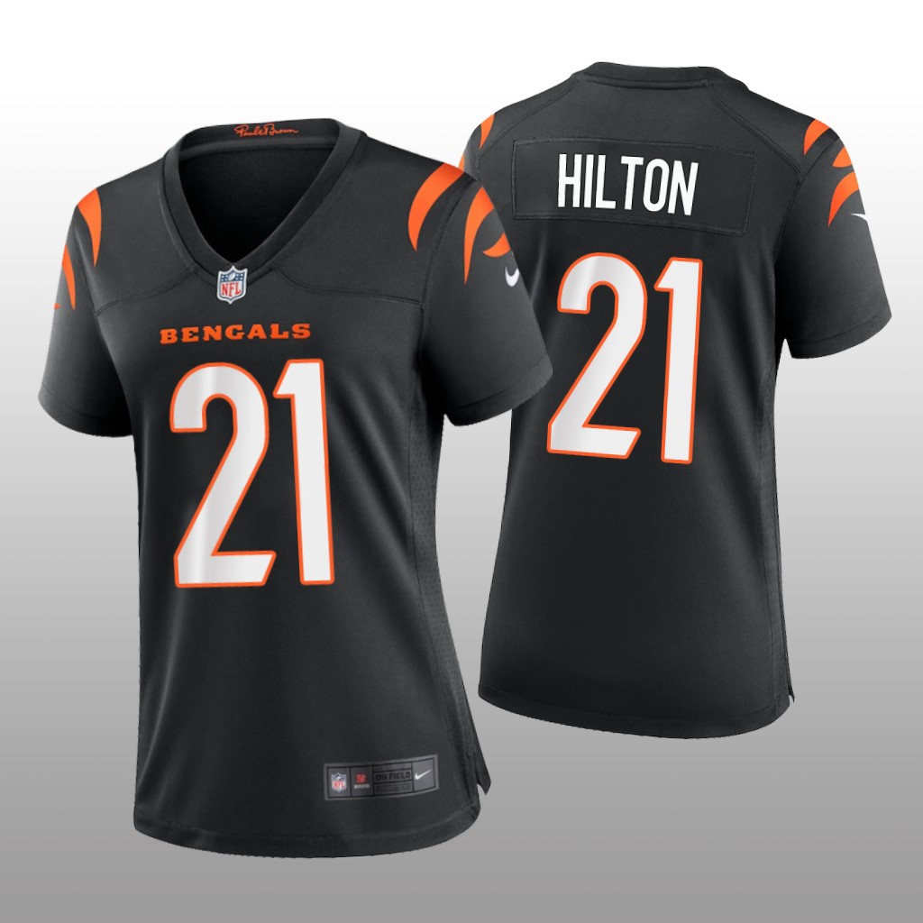 Cincinnati Bengals Mike Hilton Black Jersey Game - Women's