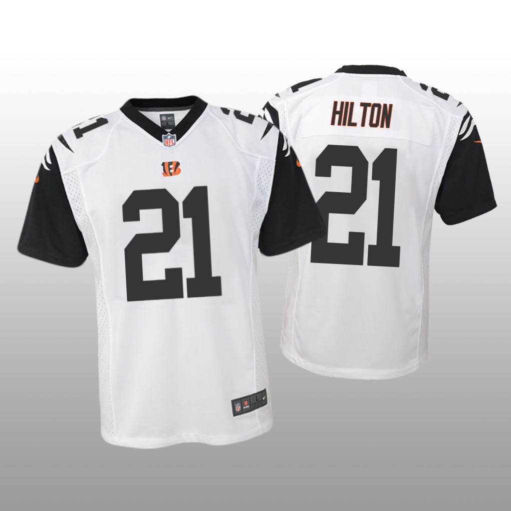 Cincinnati Bengals Mike Hilton White Jersey Color Rush Game - Youth