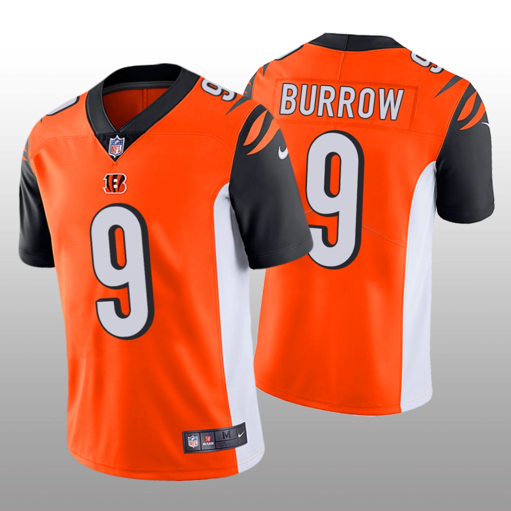 Cincinnati Bengals Orange 2020 NFL Draft Vapor Limited Joe Burrow Jersey