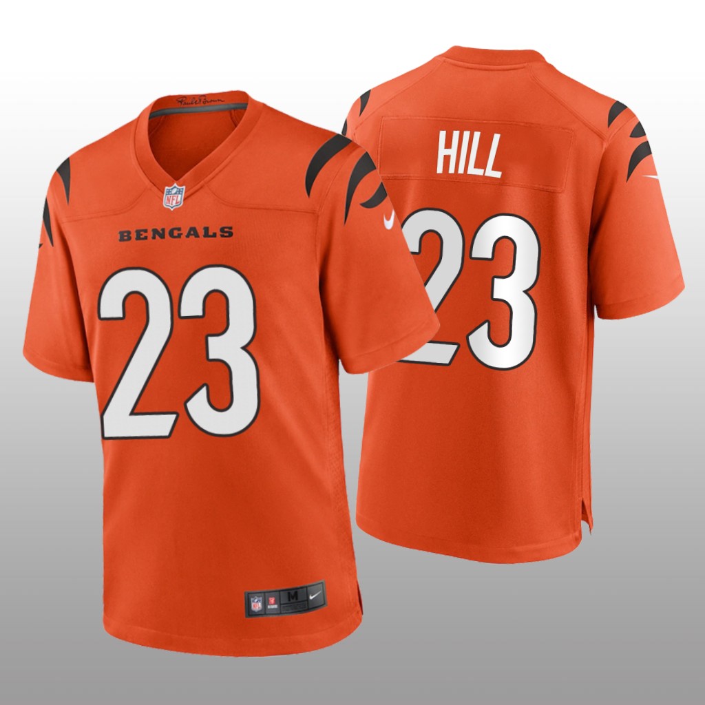 Cincinnati Bengals Orange 2022 NFL Draft Daxton Hill Game Jersey