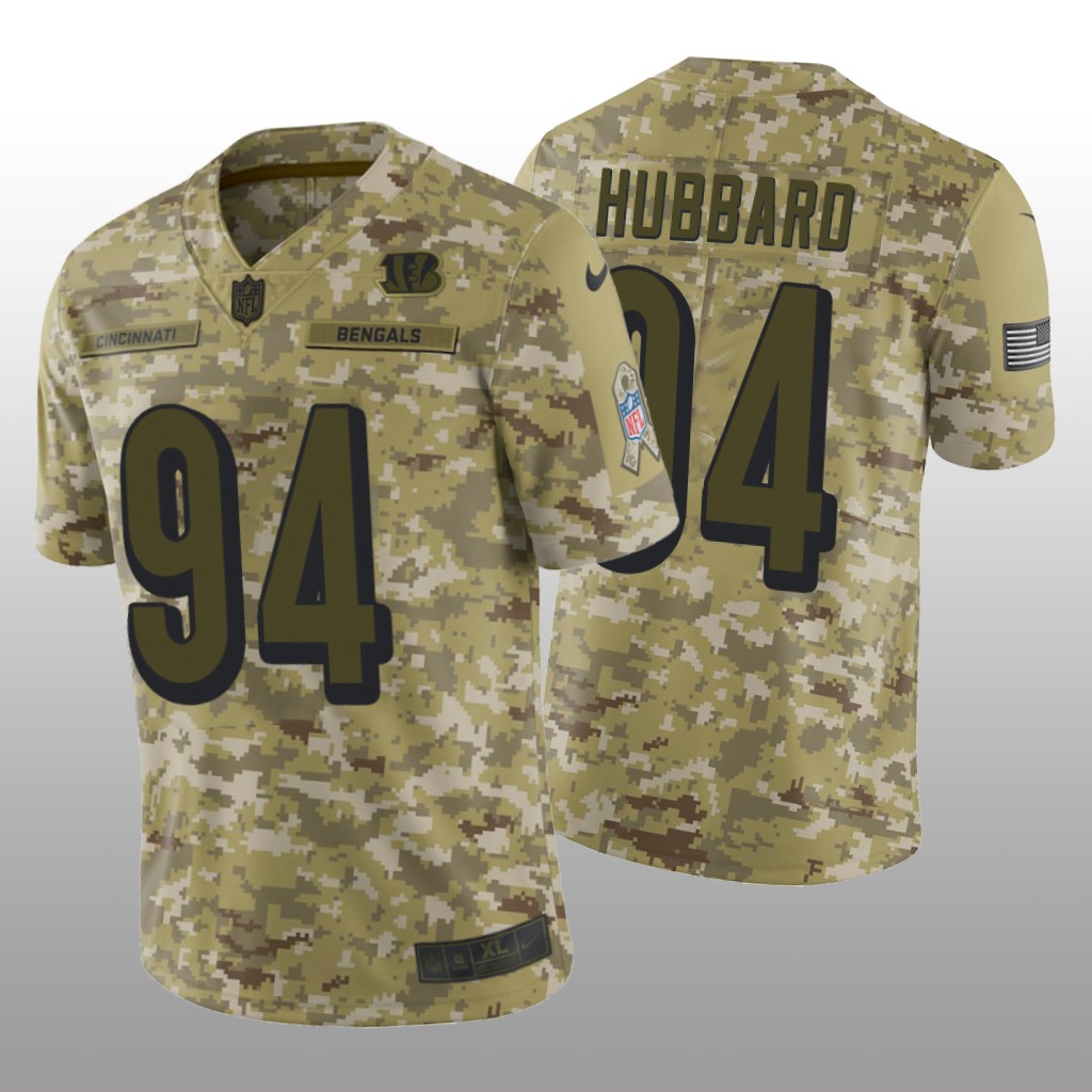 Cincinnati Bengals Sam Hubbard #94 Salute to Service Jersey - Camo