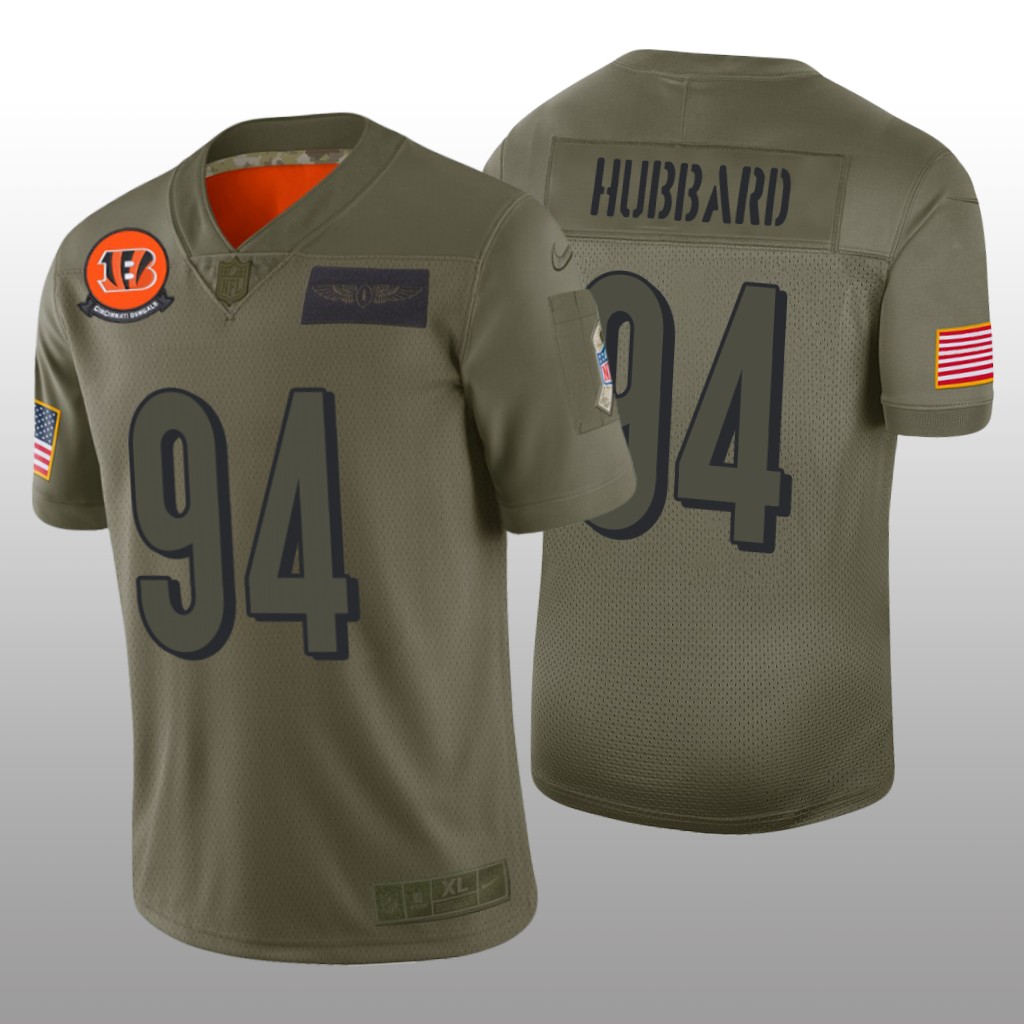 Cincinnati Bengals Sam Hubbard Camo Limited Jersey 2019 Salute to Service - Men's