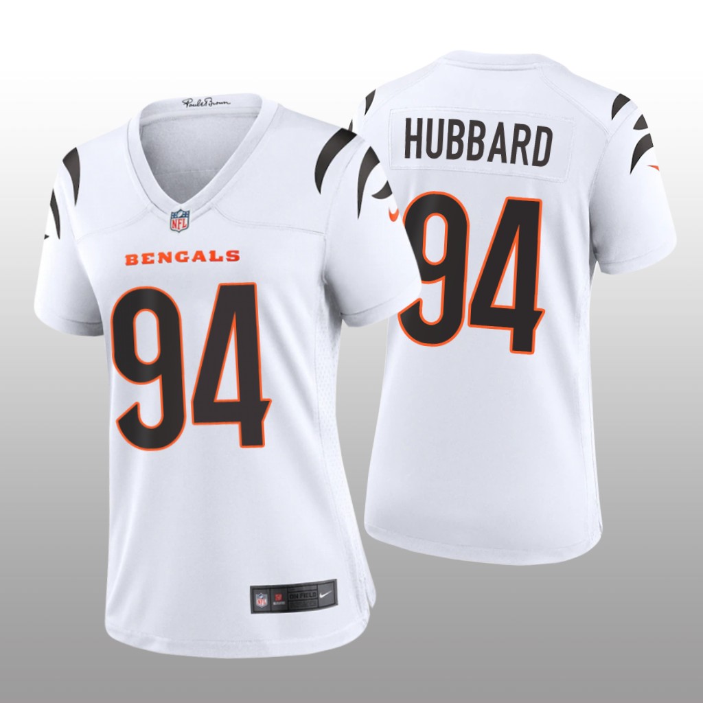 Cincinnati Bengals Sam Hubbard White Jersey Game - Women's