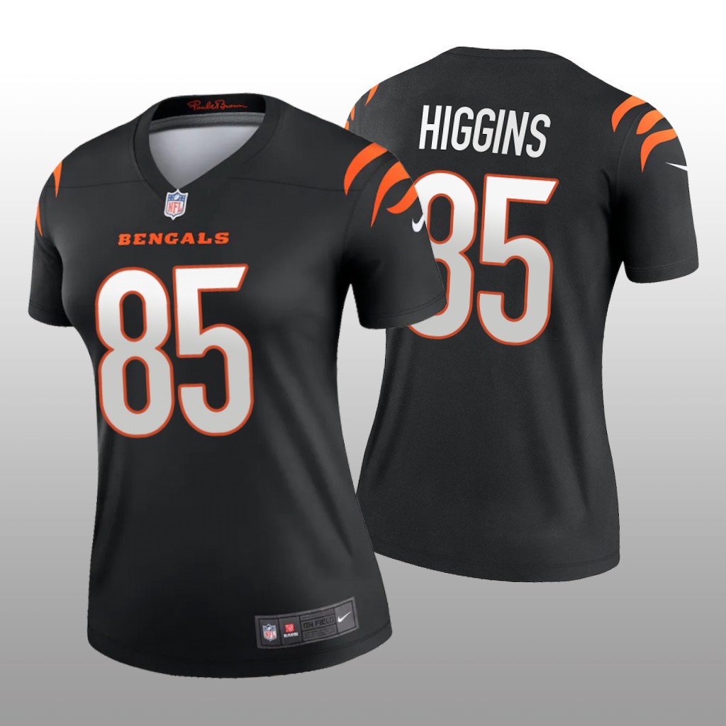 Cincinnati Bengals Tee Higgins Black Jersey Legend - Women's