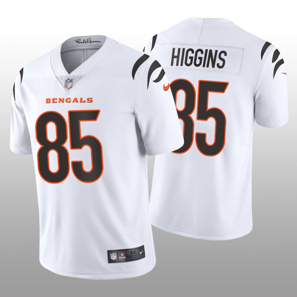 Cincinnati Bengals Tee Higgins White Jersey 2021 Vapor Limited - Men's