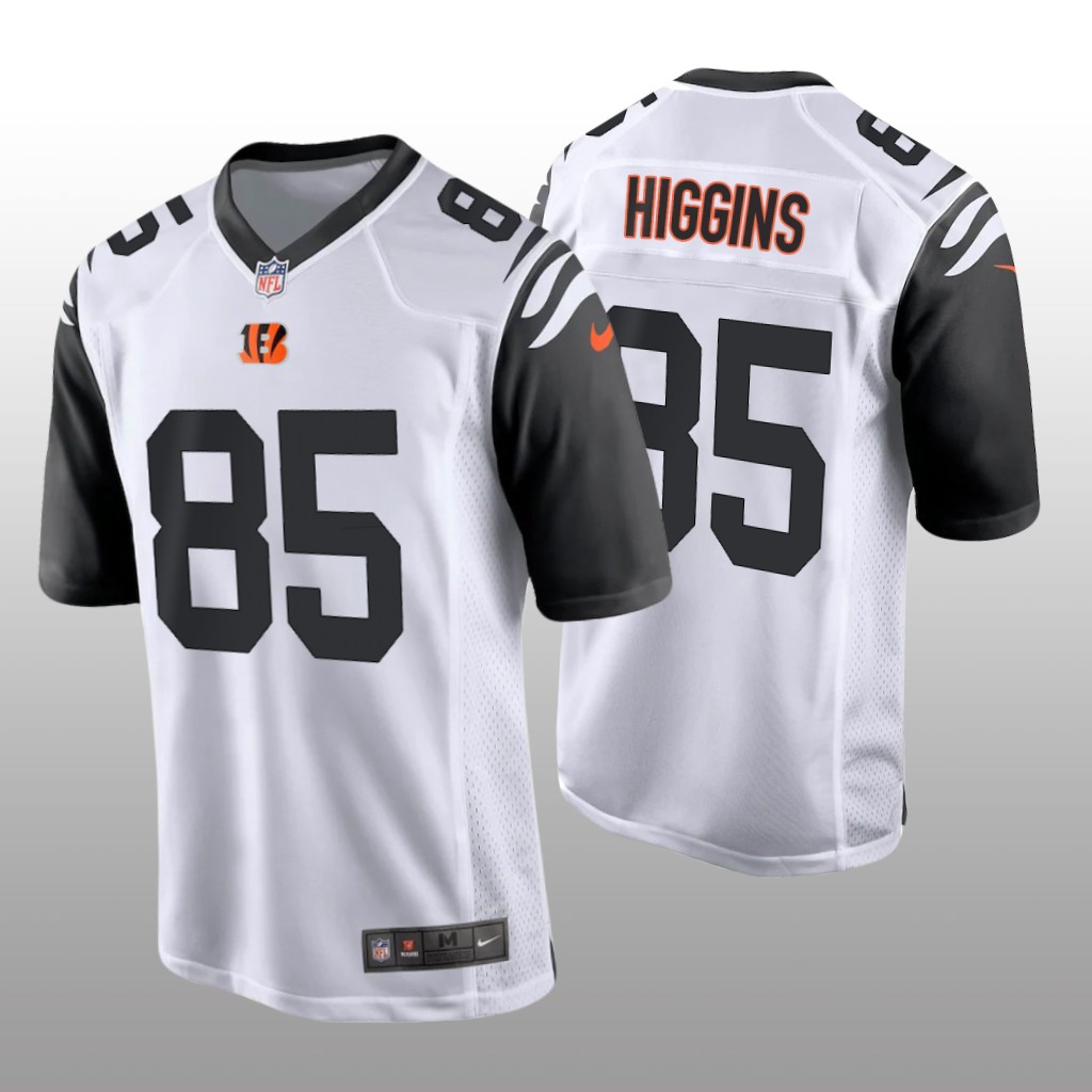 Cincinnati Bengals Tee Higgins White Jersey Alternate Game - Men's