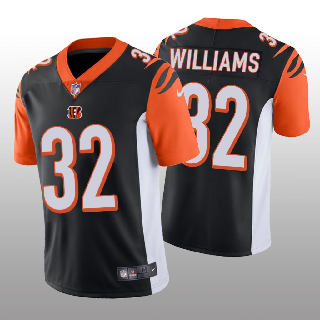 Cincinnati Bengals Trayveon Williams Black Jersey Vapor Limited - Men's