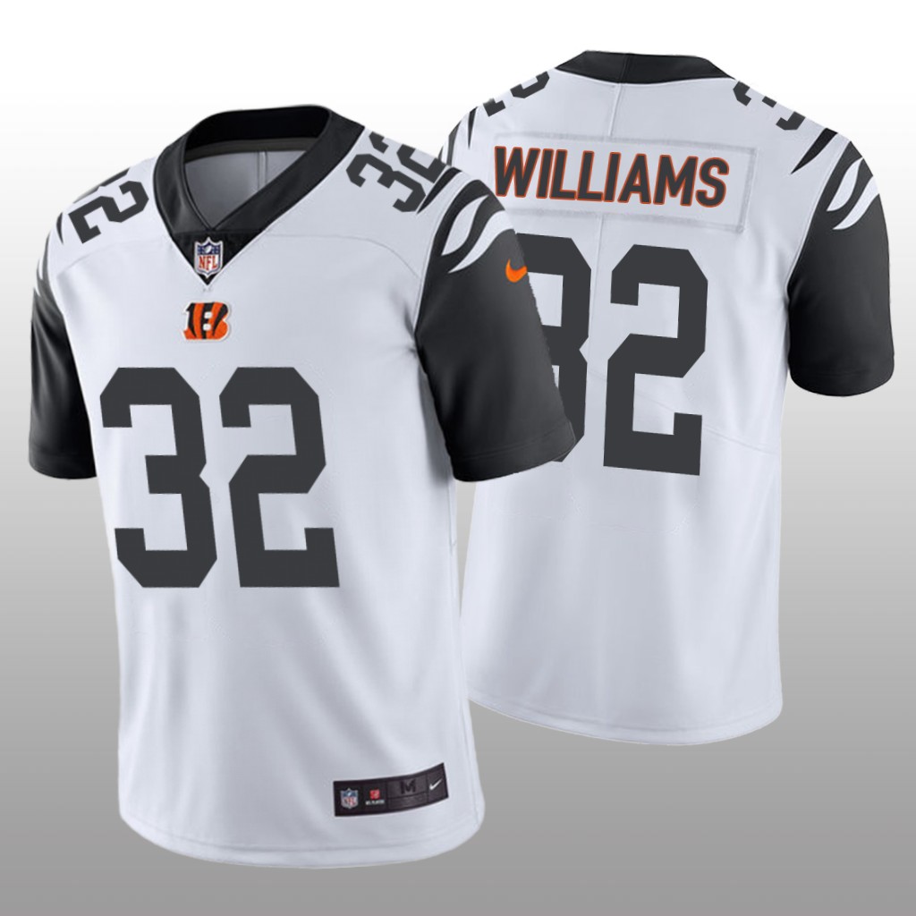 Cincinnati Bengals Trayveon Williams White Jersey Color Rush Limited - Men's