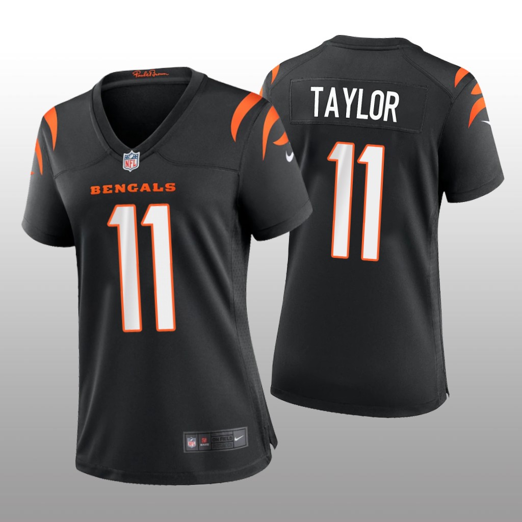 Cincinnati Bengals Trent Taylor Black Jersey Game - Women's
