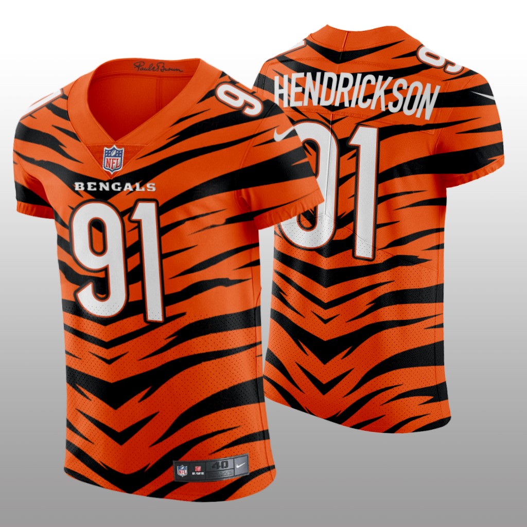 Cincinnati Bengals Trey Hendrickson Orange Elite 2021-22 City Edition - Men's