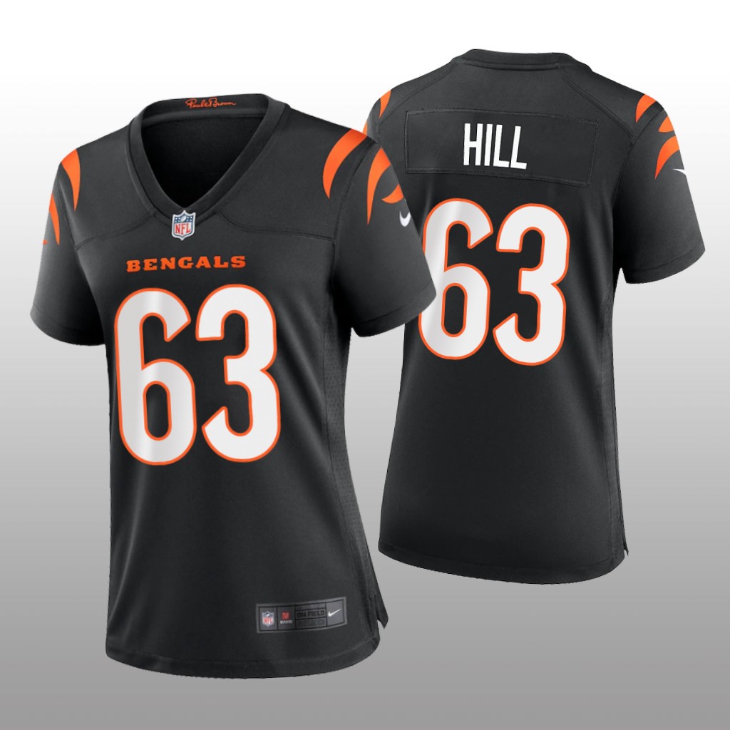 Cincinnati Bengals Trey Hill Black Jersey Game - Women's