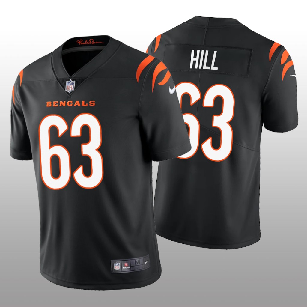 Cincinnati Bengals Trey Hill Black Jersey Vapor Limited - Men's