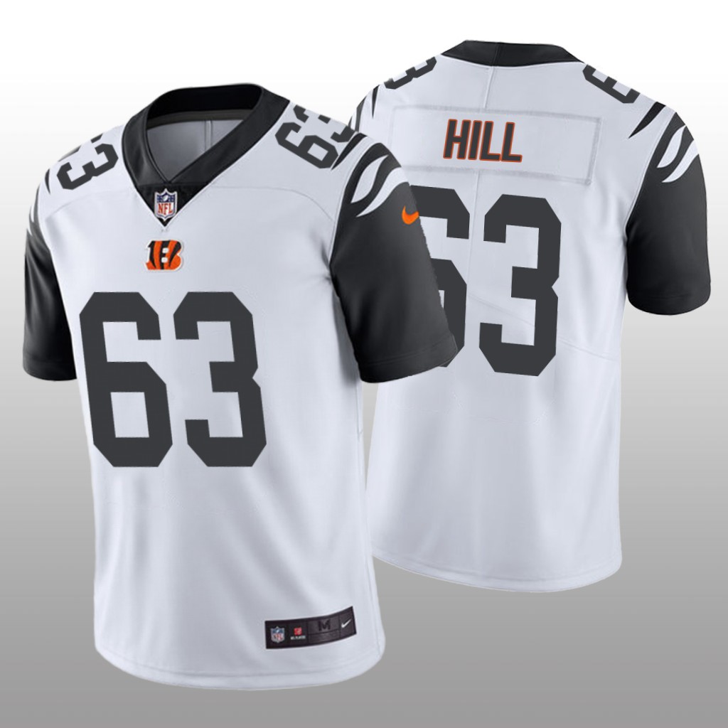 Cincinnati Bengals Trey Hill White Jersey Color Rush Limited - Men's