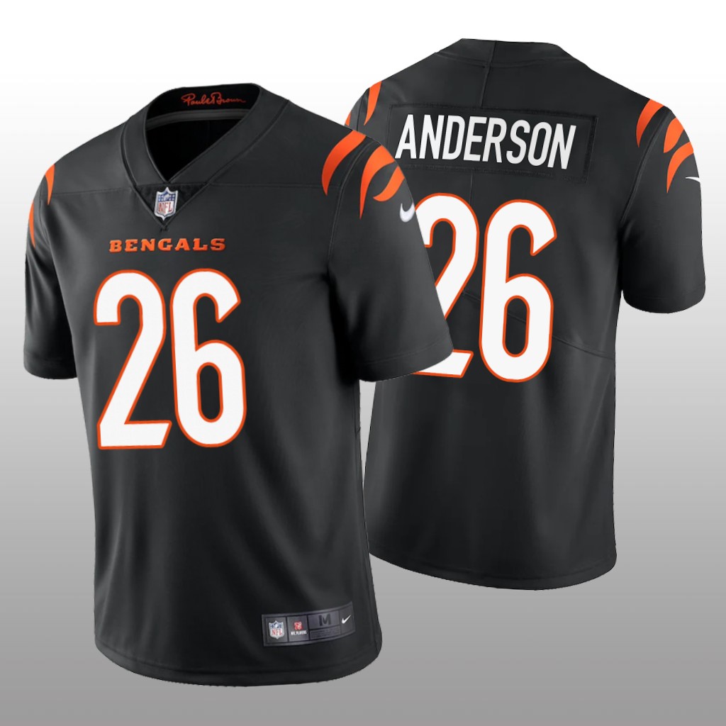 Cincinnati Bengals Tycen Anderson Black Jersey Vapor Limited - Men's