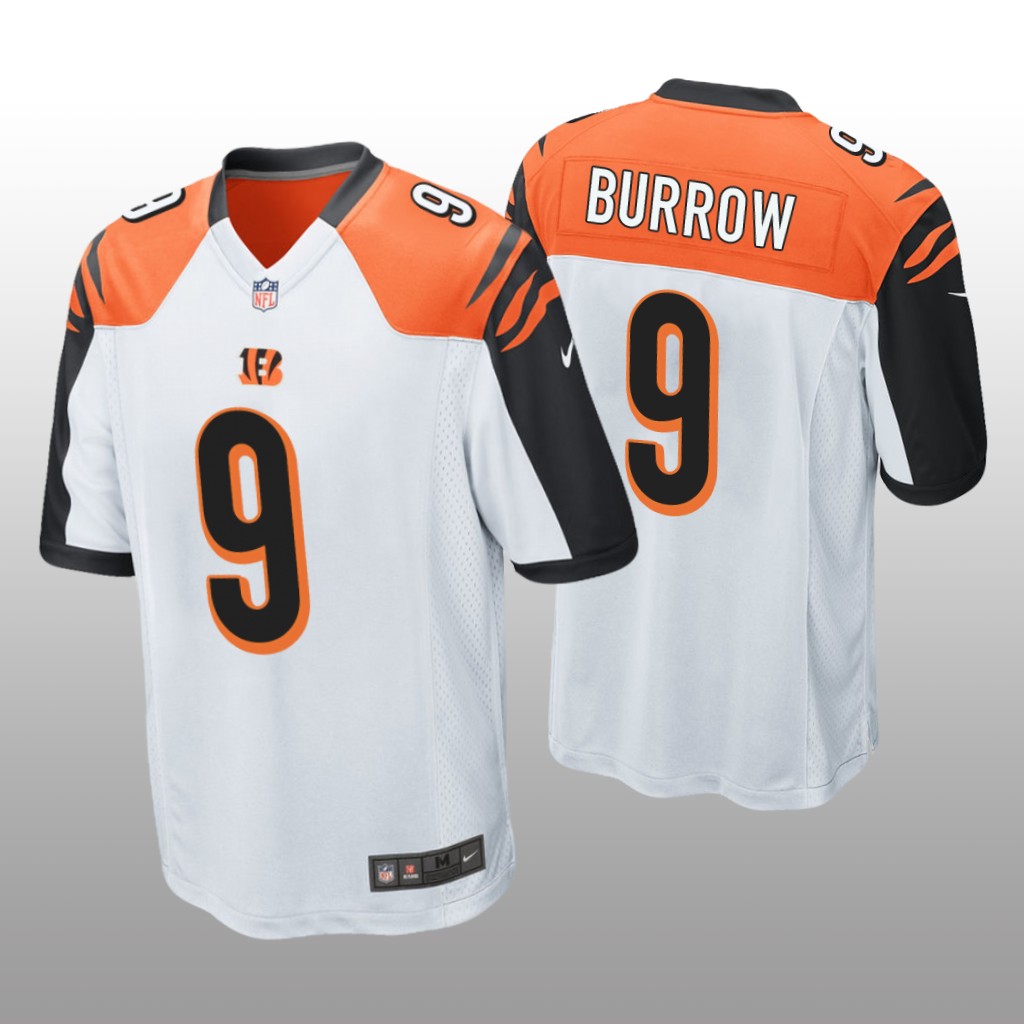 Cincinnati Bengals White 2020 NFL Draft Joe Burrow Game Jersey