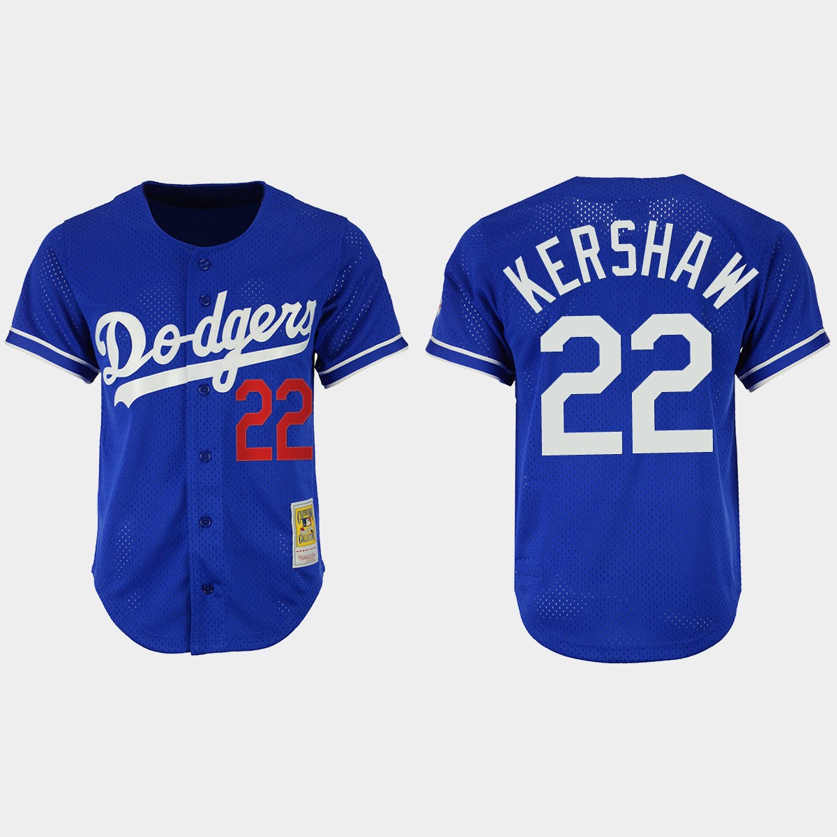 Clayton Kershaw #22 Los Angeles Dodgers Mesh Batting Practice Cooperstown Collection Jersey - Royal