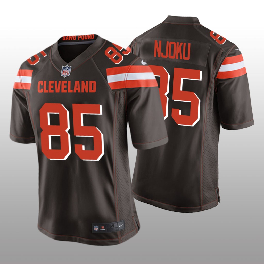 Cleveland Browns #85 Brown Men's David Njoku Game Jersey