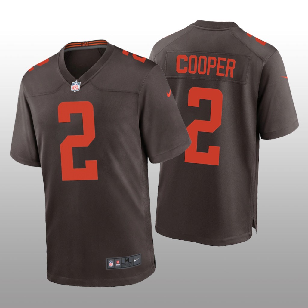 Cleveland Browns Amari Cooper Brown Jersey Alternate Game - Men's