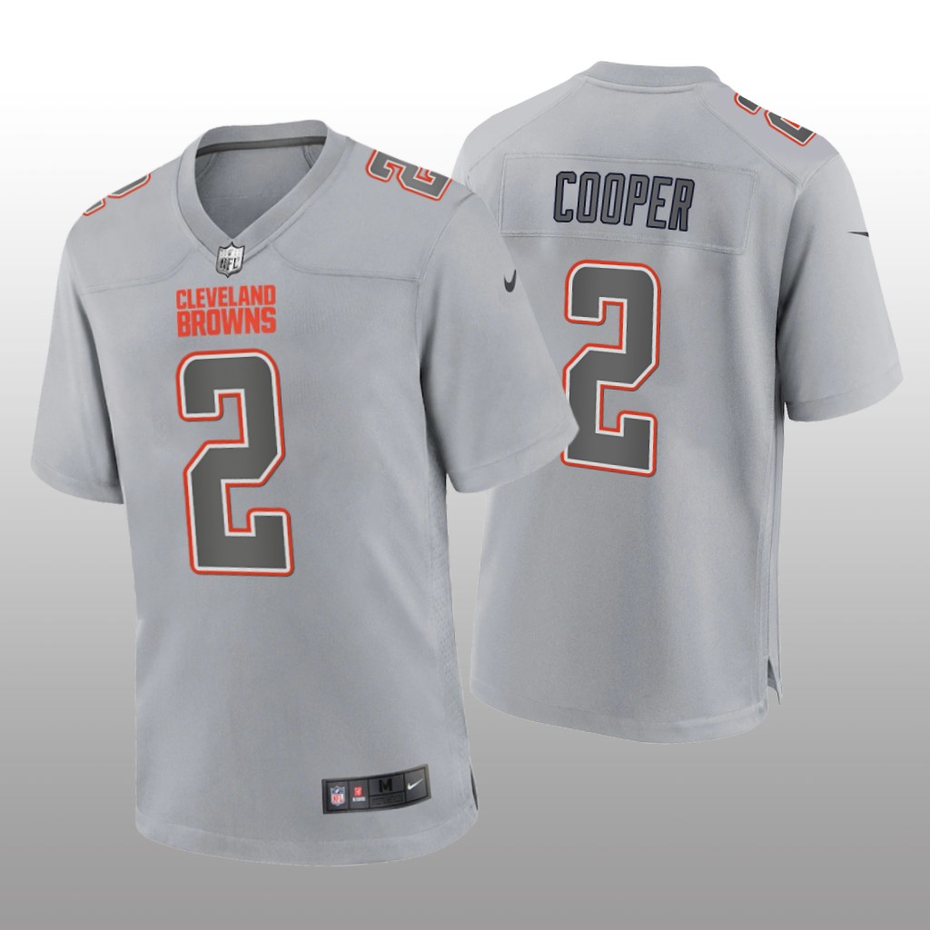 Cleveland Browns Amari Cooper Gray Jersey Atmosphere Fashion Game - Men's