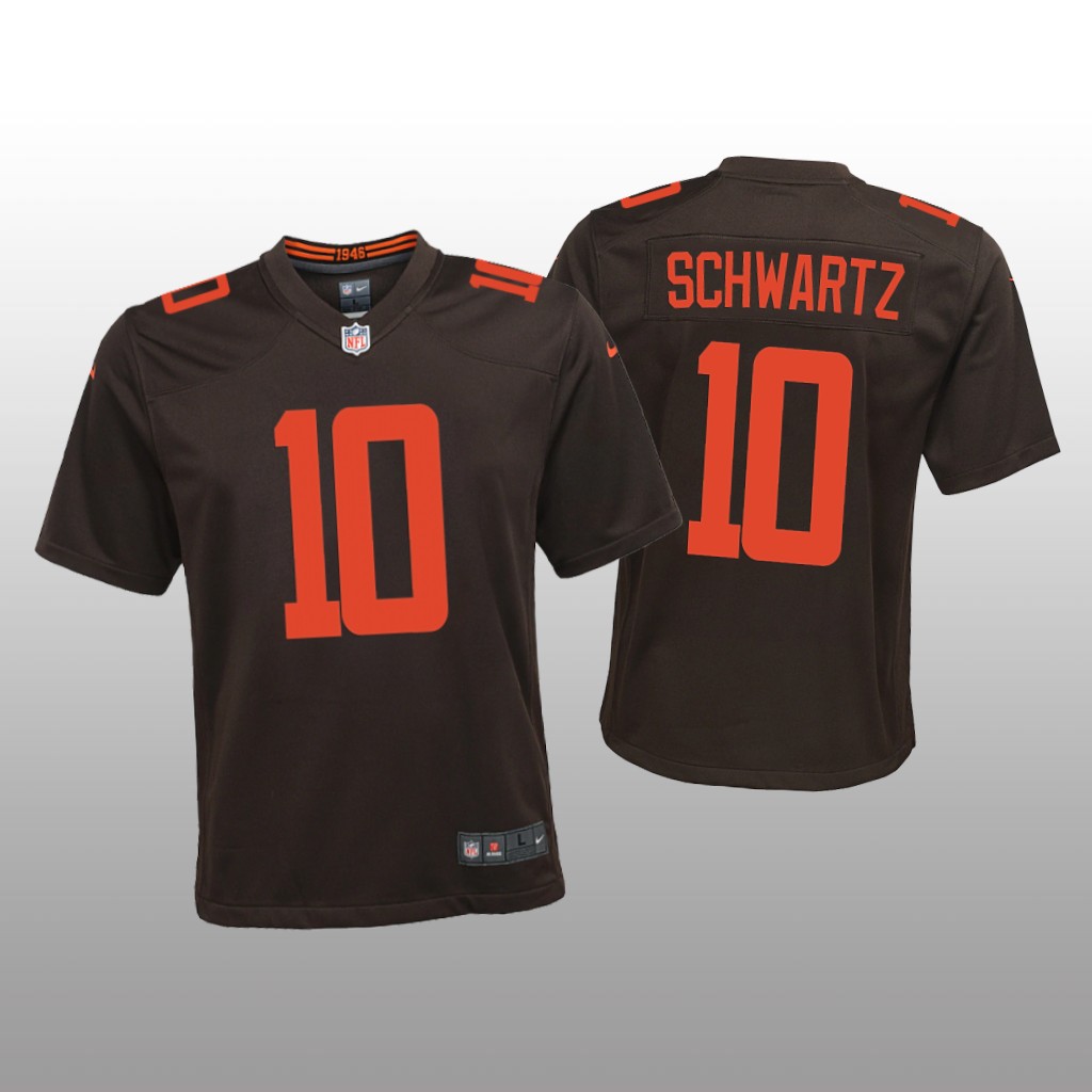 Cleveland Browns Anthony Schwartz Brown Jersey Alternate Game - Youth