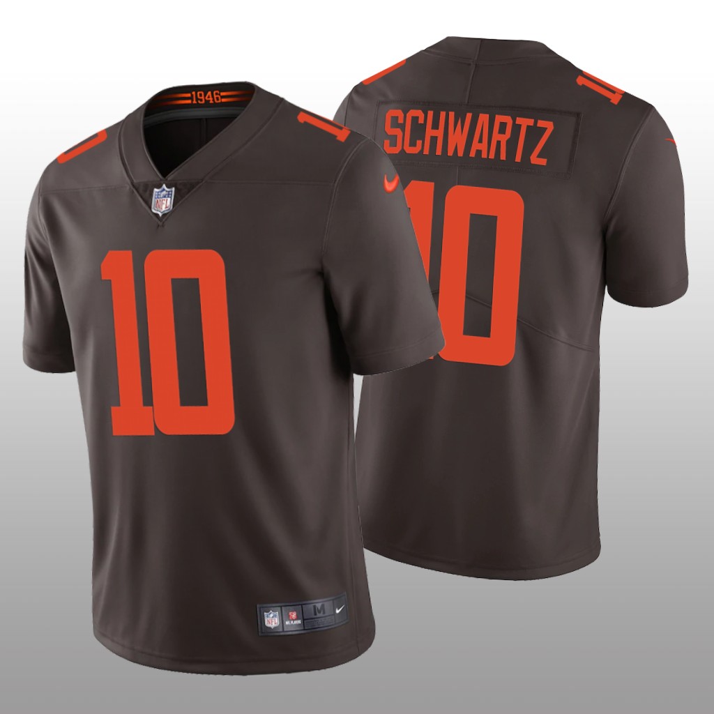 Cleveland Browns Anthony Schwartz Brown Jersey Vapor Limited - Men's