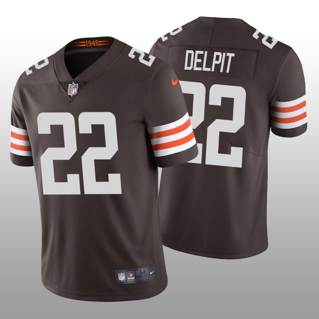 Cleveland Browns Brown 2020 NFL Draft Vapor Limited Grant Delpit Jersey