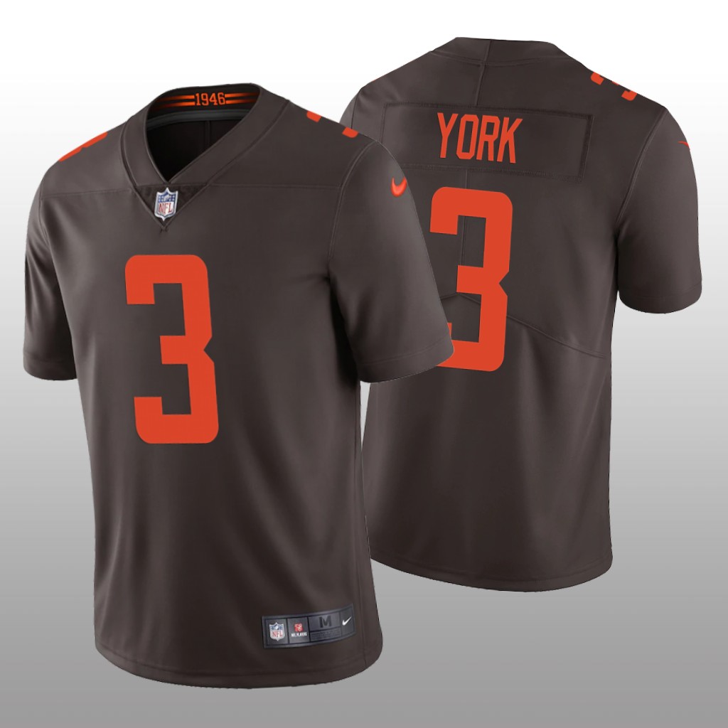 Cleveland Browns Cade York Brown Jersey Alternate Vapor Limited Vapor Limited - Men's