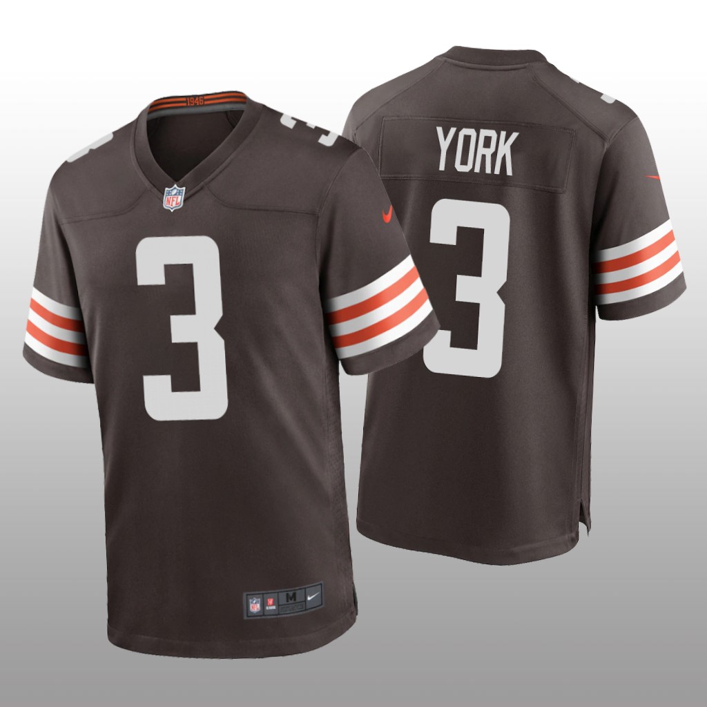 Cleveland Browns Cade York Brown Jersey Game - Men's