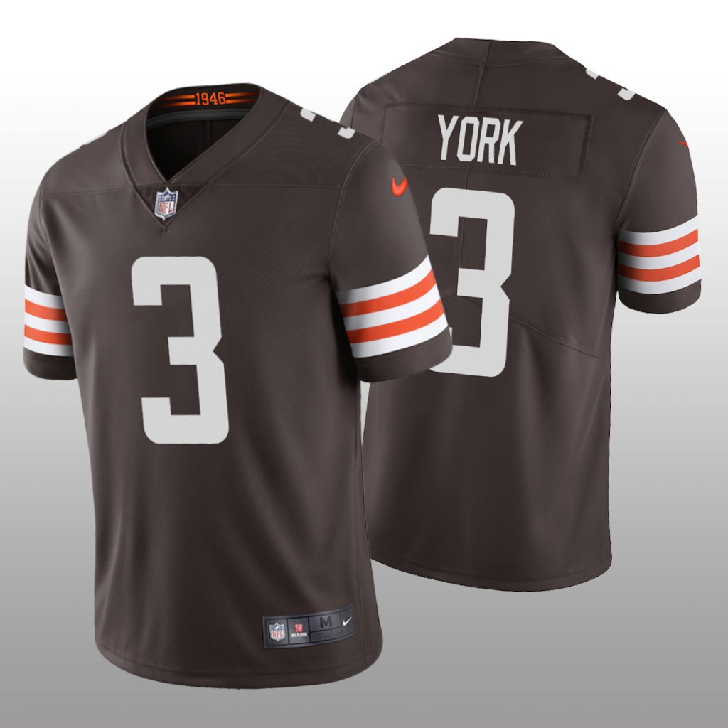 Cleveland Browns Cade York Brown Jersey Vapor Limited – Men’s