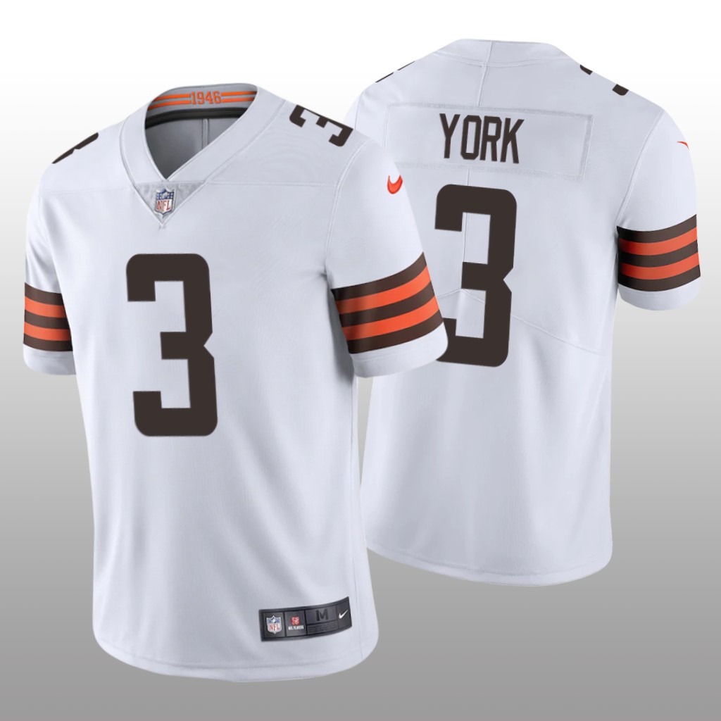 Cleveland Browns Cade York White Jersey Vapor Limited – Men’s