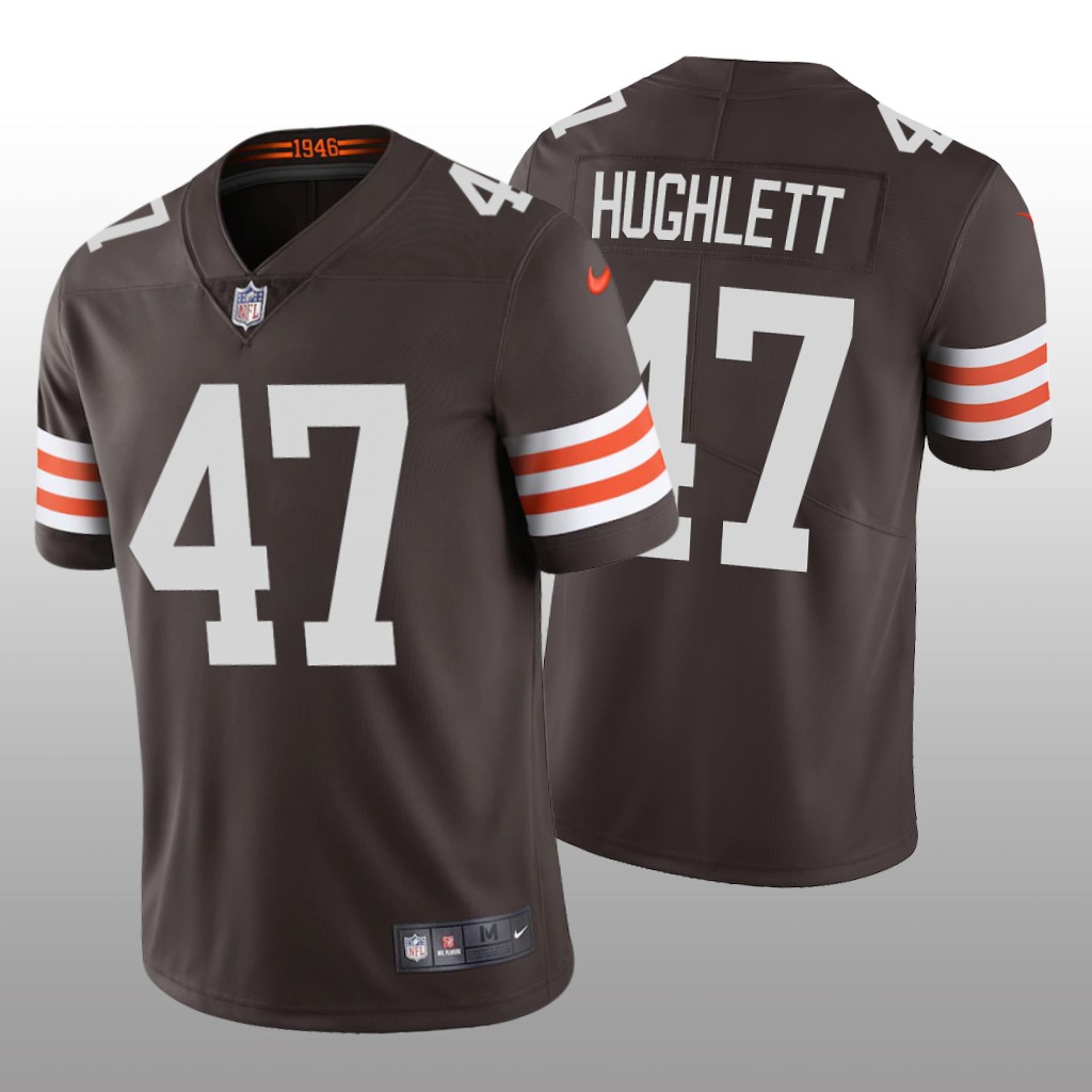 Cleveland Browns Charley Hughlett Brown Jersey 2020 Vapor Limited - Men's