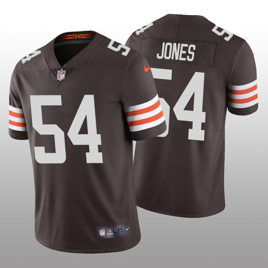 Cleveland Browns Deion Jones Brown Jersey Vapor Limited Men's